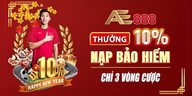 Bảo hiểm tiền nạp lại 10%